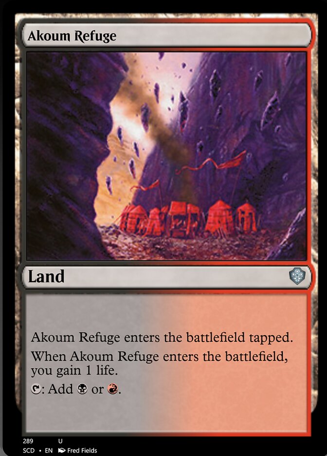 Akoum Refuge [Starter Commander Decks] | Grognard Games