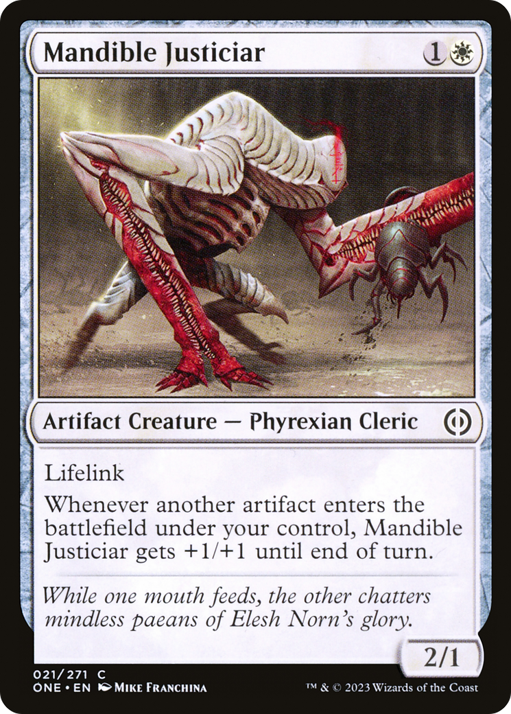 Mandible Justiciar [Phyrexia: All Will Be One] | Grognard Games