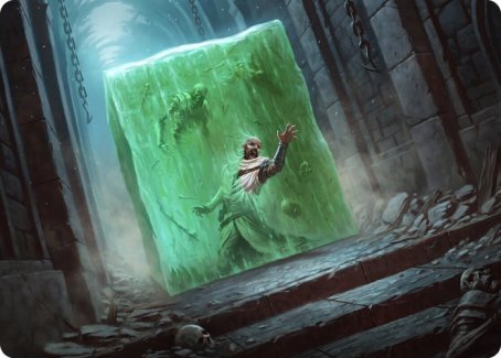 Gelatinous Cube Art Card [Dungeons & Dragons: Adventures in the Forgotten Realms Art Series] | Grognard Games