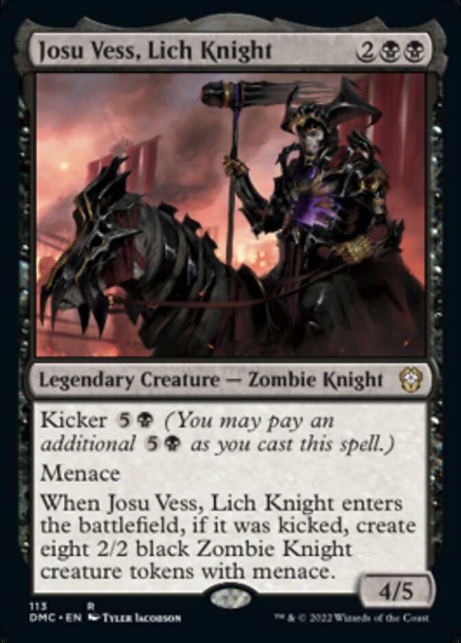 Josu Vess, Lich Knight [Dominaria United Commander] | Grognard Games