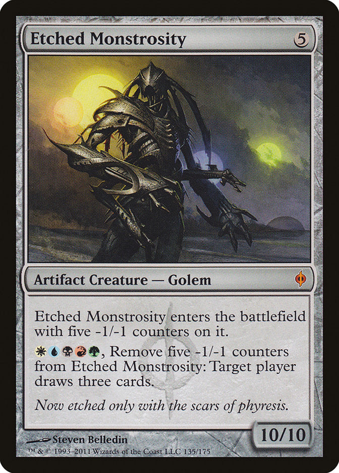 Etched Monstrosity [New Phyrexia] | Grognard Games