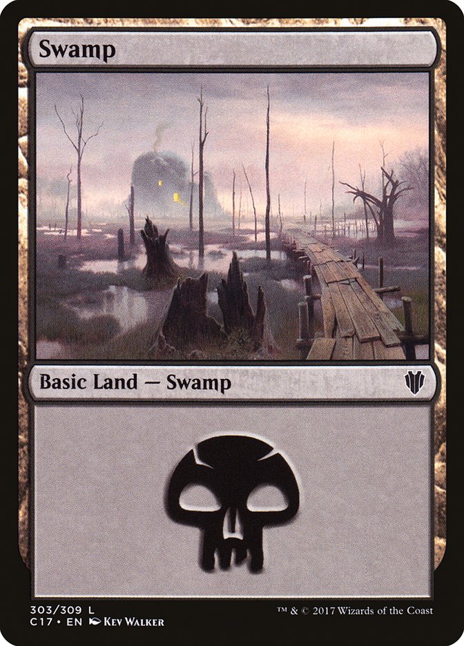 Swamp (303) [Commander 2017] | Grognard Games