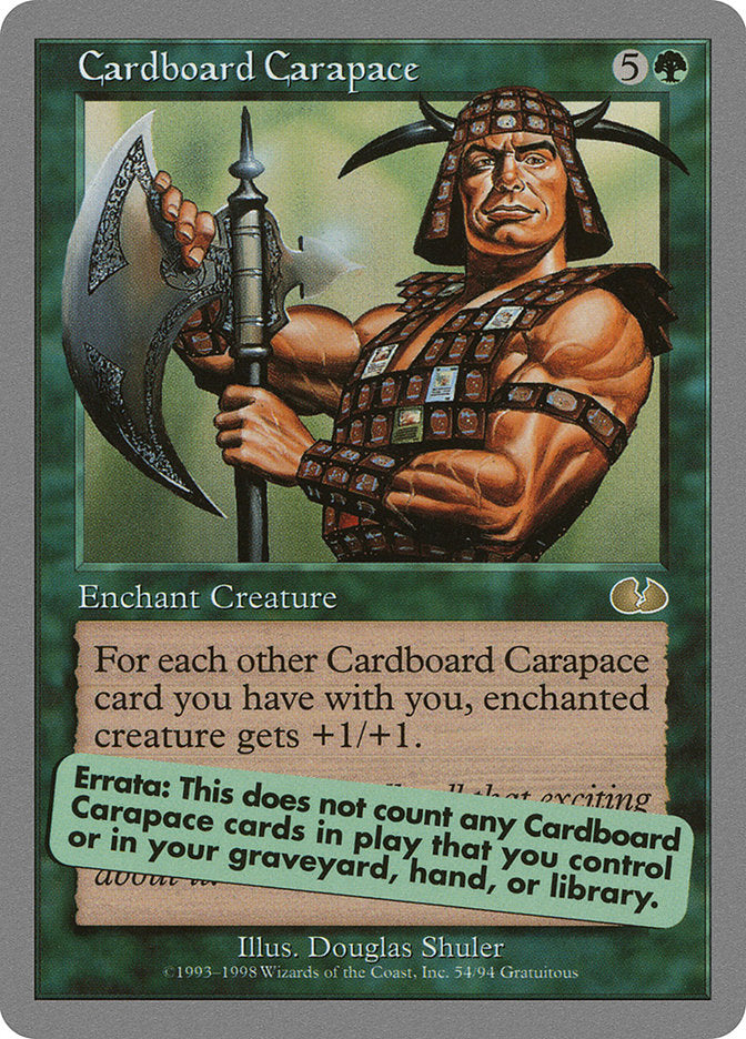 Cardboard Carapace [Unglued] | Grognard Games
