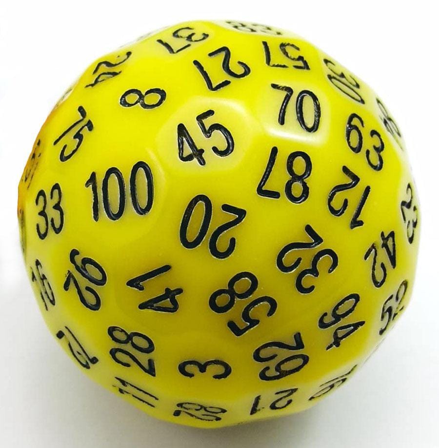 Copy of 45mm D100 Yellow | Grognard Games