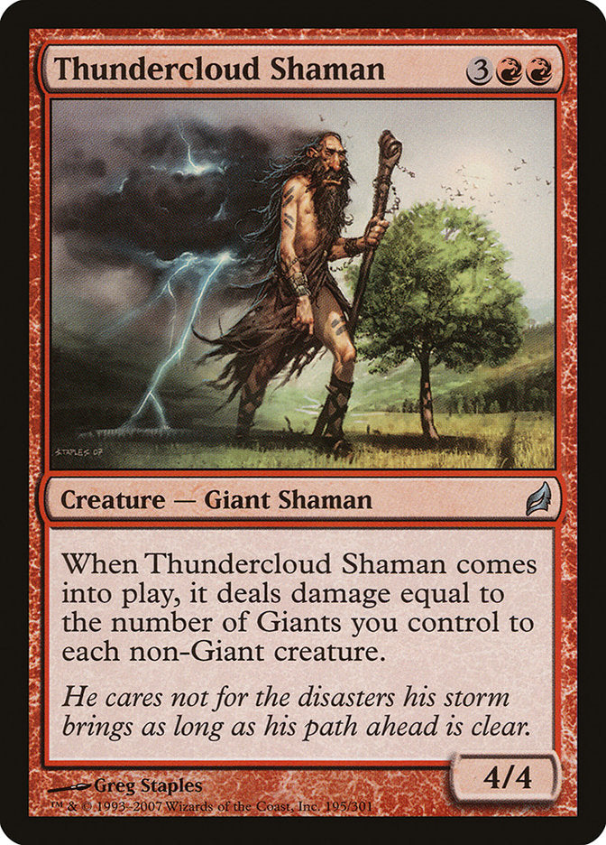 Thundercloud Shaman [Lorwyn] | Grognard Games