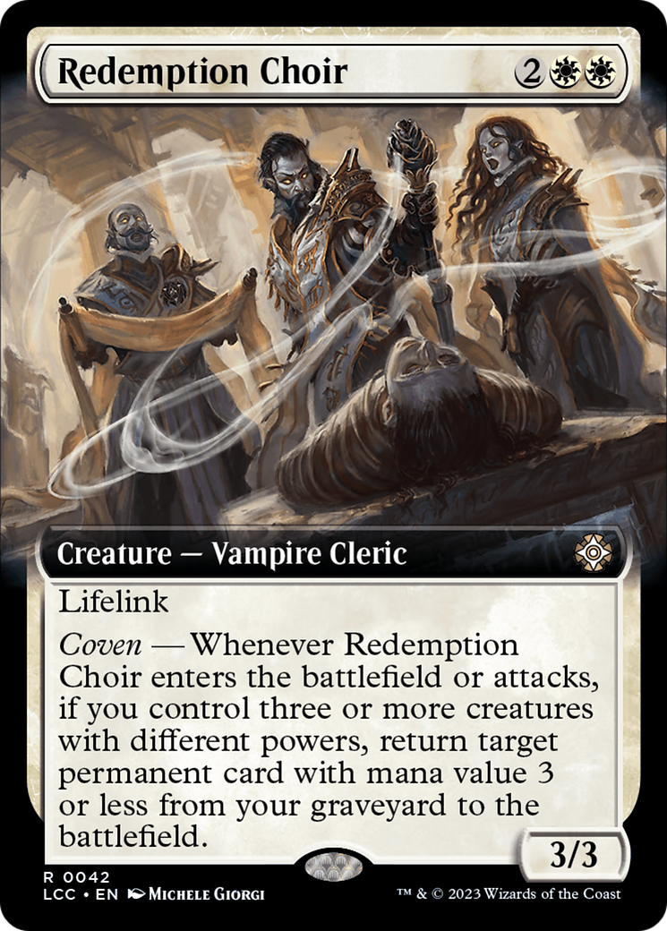 Redemption Choir (Extended Art) [The Lost Caverns of Ixalan Commander] | Grognard Games