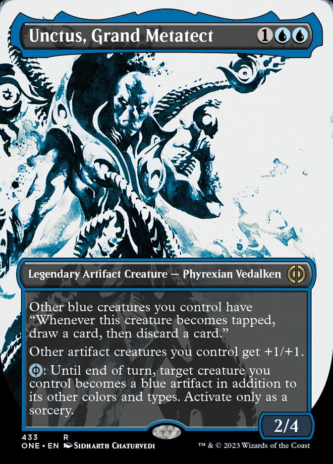 Unctus, Grand Metatect (Borderless Ichor Step-and-Compleat Foil) [Phyrexia: All Will Be One] | Grognard Games