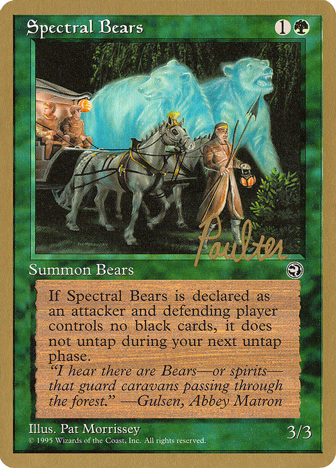 Spectral Bears (Preston Poulter) [Pro Tour Collector Set] | Grognard Games