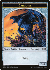 Gargoyle // Elf Warrior Double-sided Token [Commander 2014 Tokens] | Grognard Games