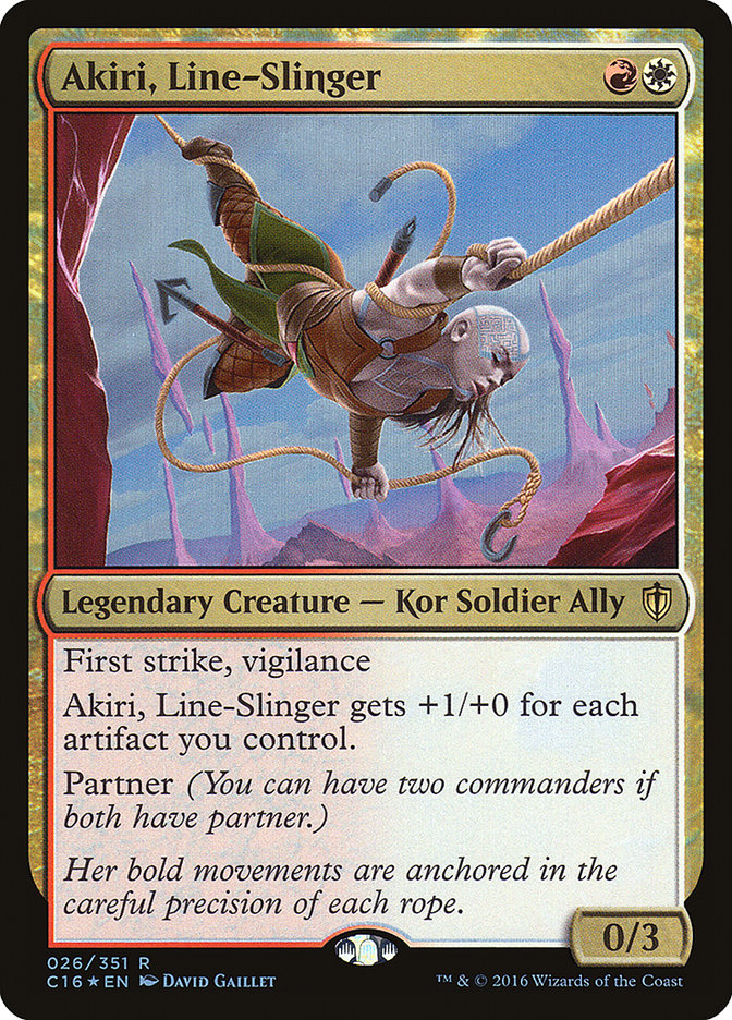 Akiri, Line-Slinger [Commander 2016] | Grognard Games