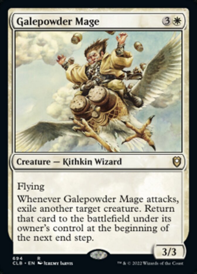 Galepowder Mage [Commander Legends: Battle for Baldur's Gate] | Grognard Games
