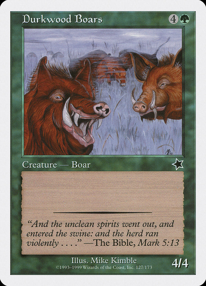 Durkwood Boars [Starter 1999] | Grognard Games