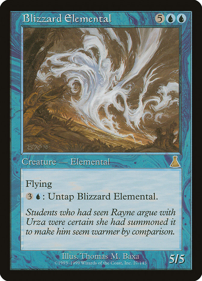 Blizzard Elemental [Urza's Destiny] | Grognard Games