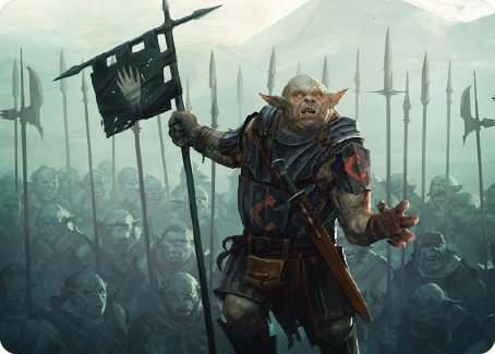 Ugluk of the White Hand Art Card [The Lord of the Rings: Tales of Middle-earth Art Series] | Grognard Games