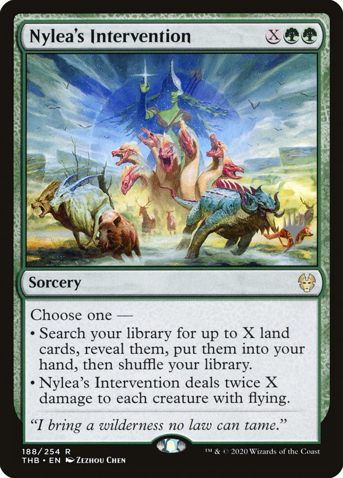 Nylea's Intervention (Promo Pack) [Theros Beyond Death Promos] | Grognard Games