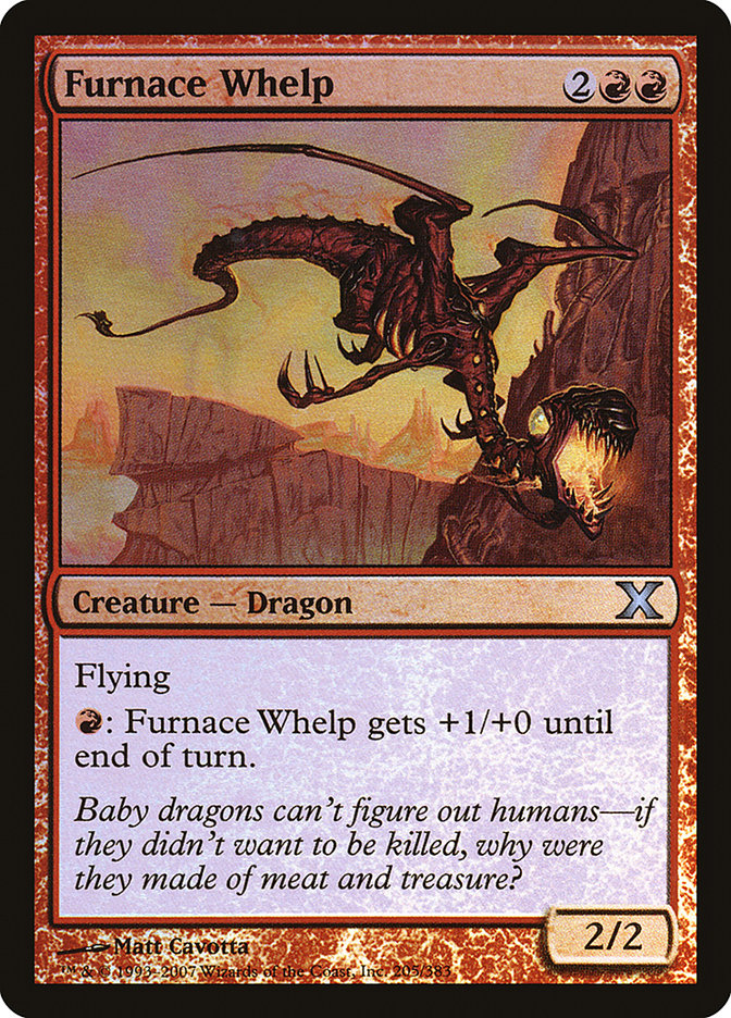 Furnace Whelp (Premium Foil) [Tenth Edition] | Grognard Games
