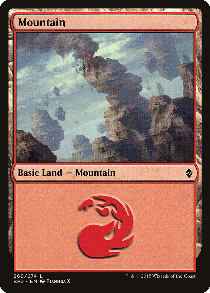 Mountain (269a) [Battle for Zendikar] | Grognard Games