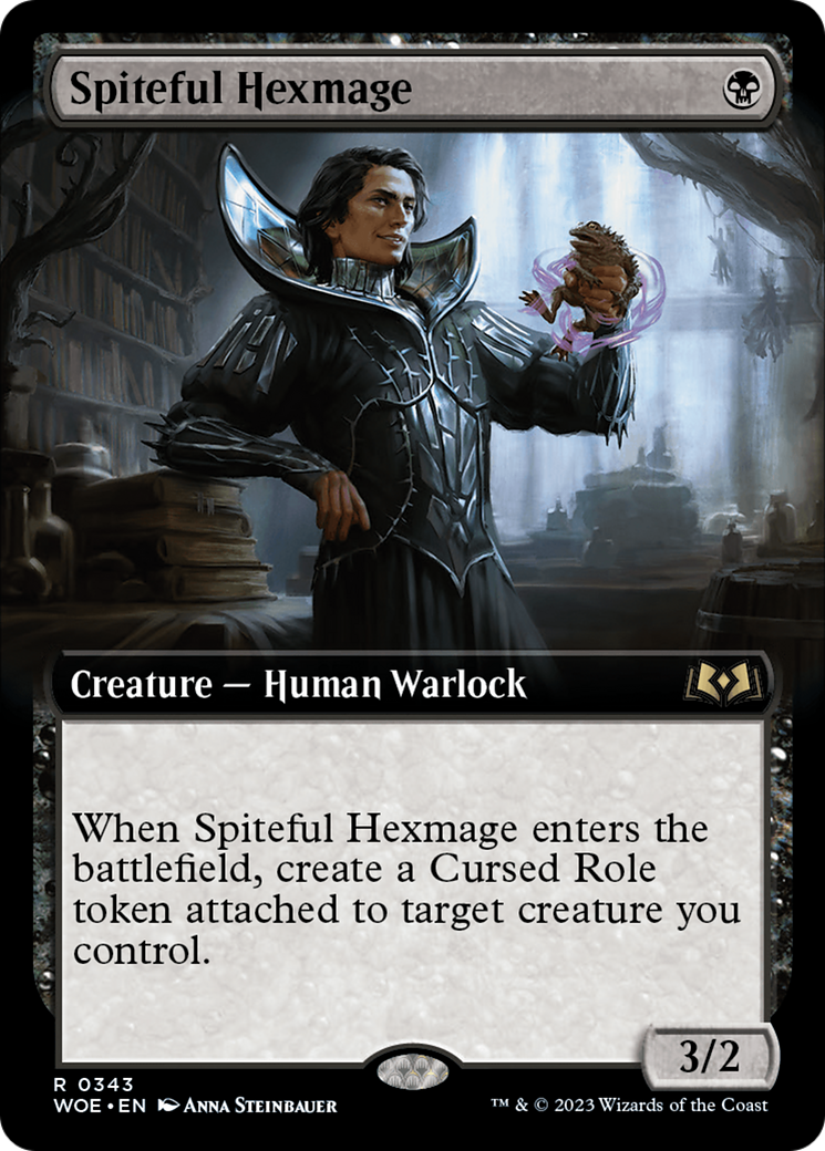 Spiteful Hexmage (Extended Art) [Wilds of Eldraine] | Grognard Games