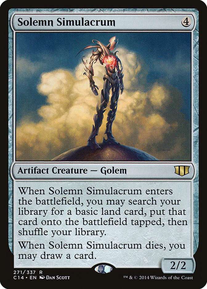 Solemn Simulacrum [Commander 2014] | Grognard Games