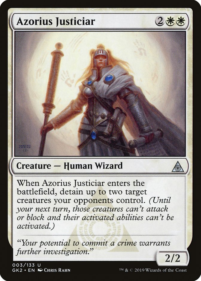 Azorius Justiciar [Ravnica Allegiance Guild Kit] | Grognard Games