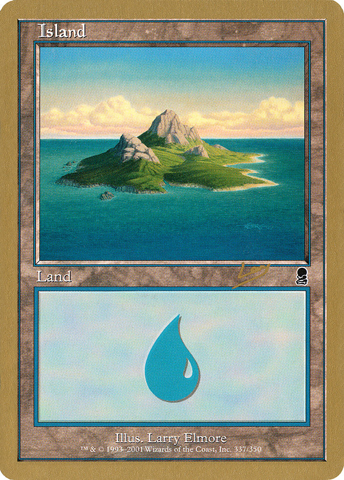 Island (rl337) (Raphael Levy) [World Championship Decks 2002] | Grognard Games