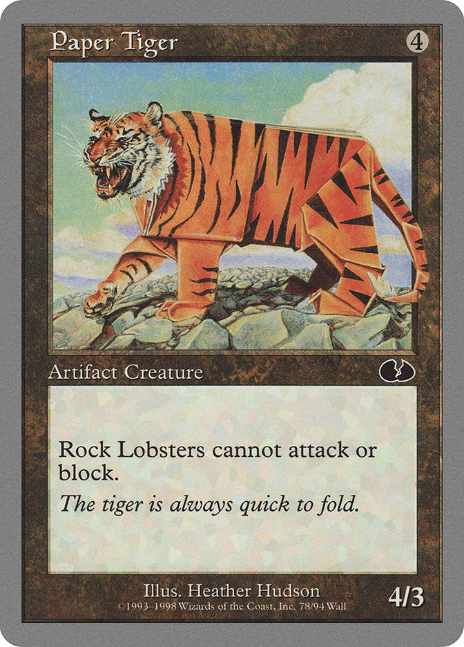 Paper Tiger [Unglued] | Grognard Games