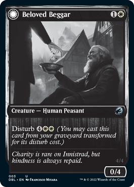 Beloved Beggar // Generous Soul [Innistrad: Double Feature] | Grognard Games