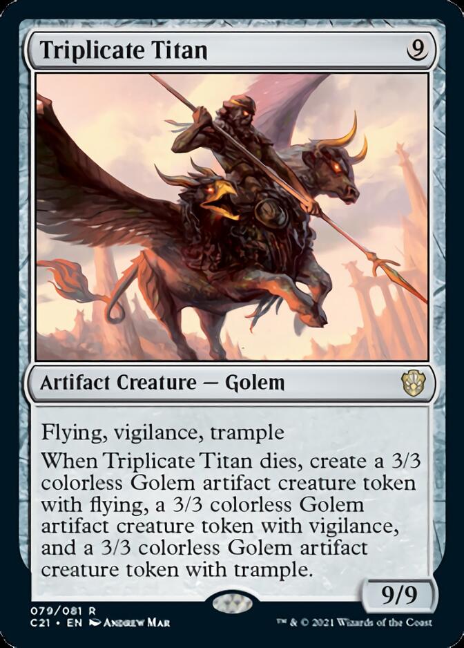 Triplicate Titan [Commander 2021] | Grognard Games