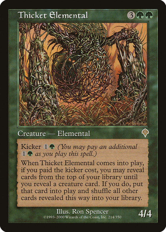 Thicket Elemental [Invasion] | Grognard Games