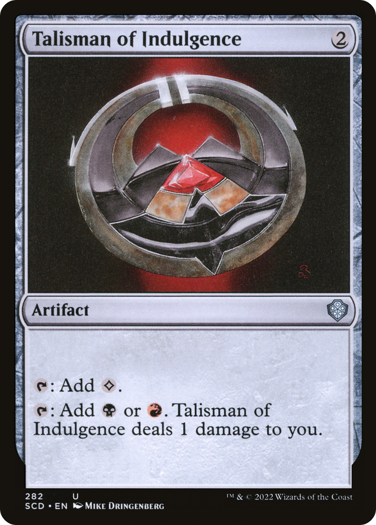 Talisman of Indulgence [Starter Commander Decks] | Grognard Games