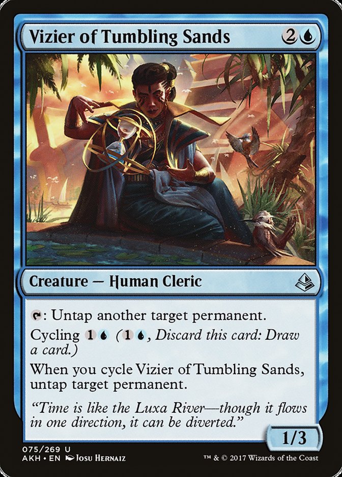 Vizier of Tumbling Sands [Amonkhet] | Grognard Games