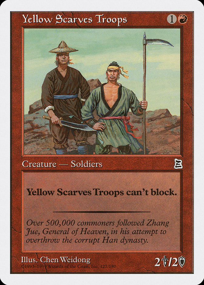 Yellow Scarves Troops [Portal Three Kingdoms] | Grognard Games