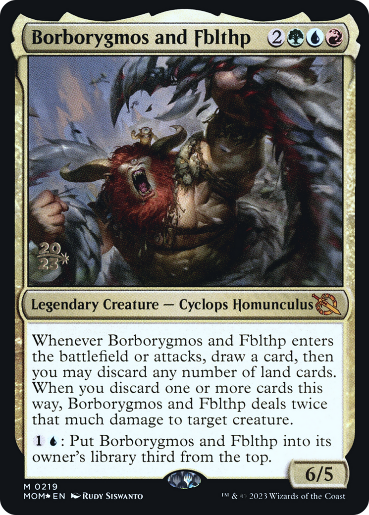 Borborygmos and Fblthp [March of the Machine Prerelease Promos] | Grognard Games