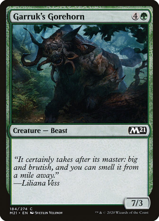 Garruk's Gorehorn [Core Set 2021] | Grognard Games
