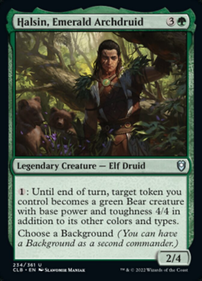 Halsin, Emerald Archdruid [Commander Legends: Battle for Baldur's Gate] | Grognard Games