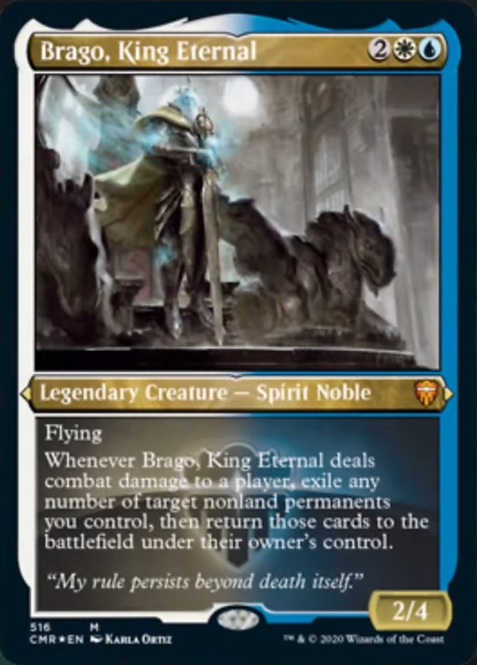 Brago, King Eternal (Etched) [Commander Legends] | Grognard Games