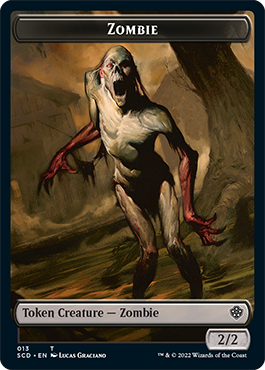 Zombie // Zombie Army Double-Sided Token [Starter Commander Decks] | Grognard Games