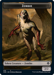 Zombie // Zombie Army Double-Sided Token [Starter Commander Decks] | Grognard Games