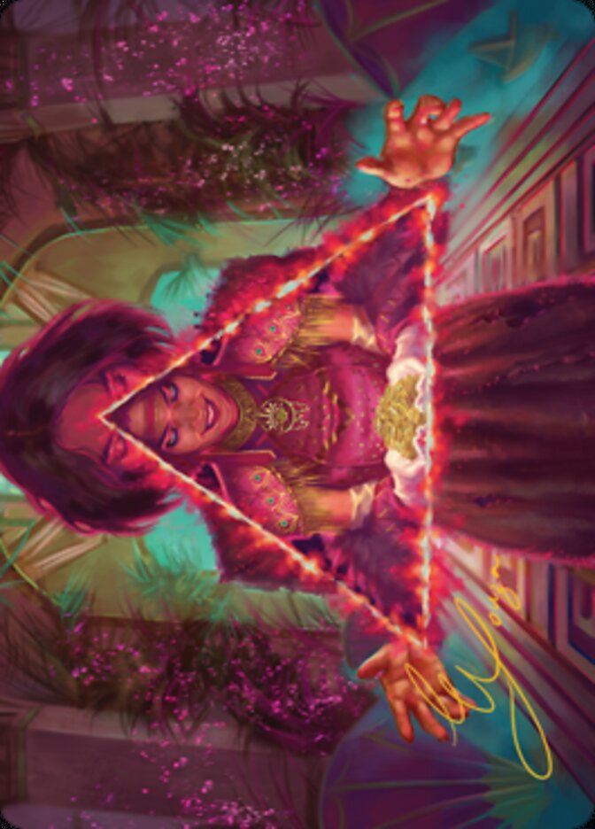 Seize the Spotlight Art Card (Gold-Stamped Signature) [Streets of New Capenna Art Series] | Grognard Games