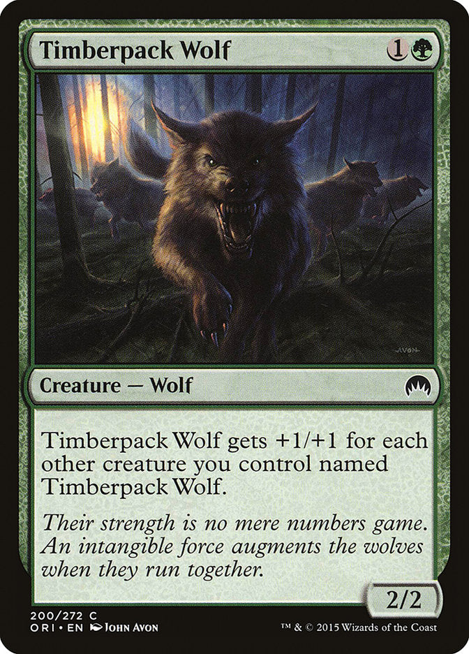 Timberpack Wolf [Magic Origins] | Grognard Games