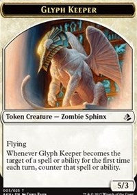 Glyph Keeper // Warrior Token [Amonkhet Tokens] | Grognard Games