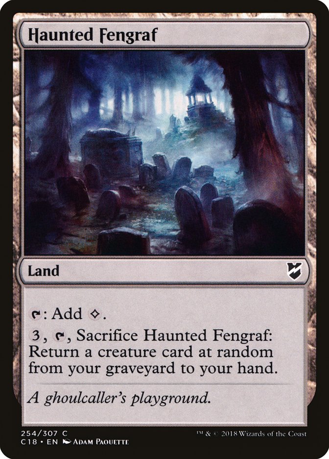 Haunted Fengraf [Commander 2018] | Grognard Games