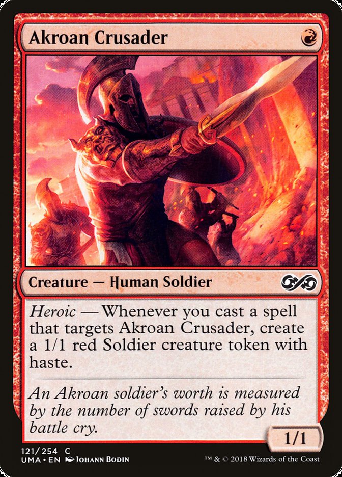 Akroan Crusader [Ultimate Masters] | Grognard Games