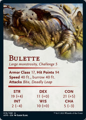 Bulette Art Card (Gold-Stamped Signature) [Dungeons & Dragons: Adventures in the Forgotten Realms Art Series] | Grognard Games