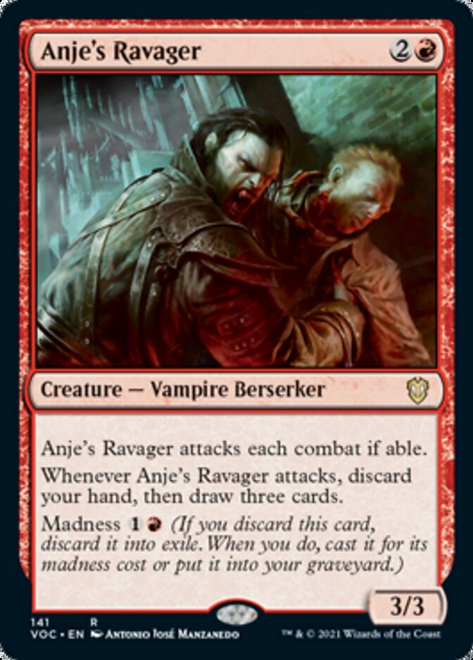 Anje's Ravager [Innistrad: Crimson Vow Commander] | Grognard Games