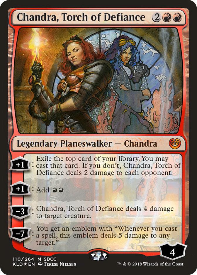 Chandra, Torch of Defiance [San Diego Comic-Con 2018] | Grognard Games