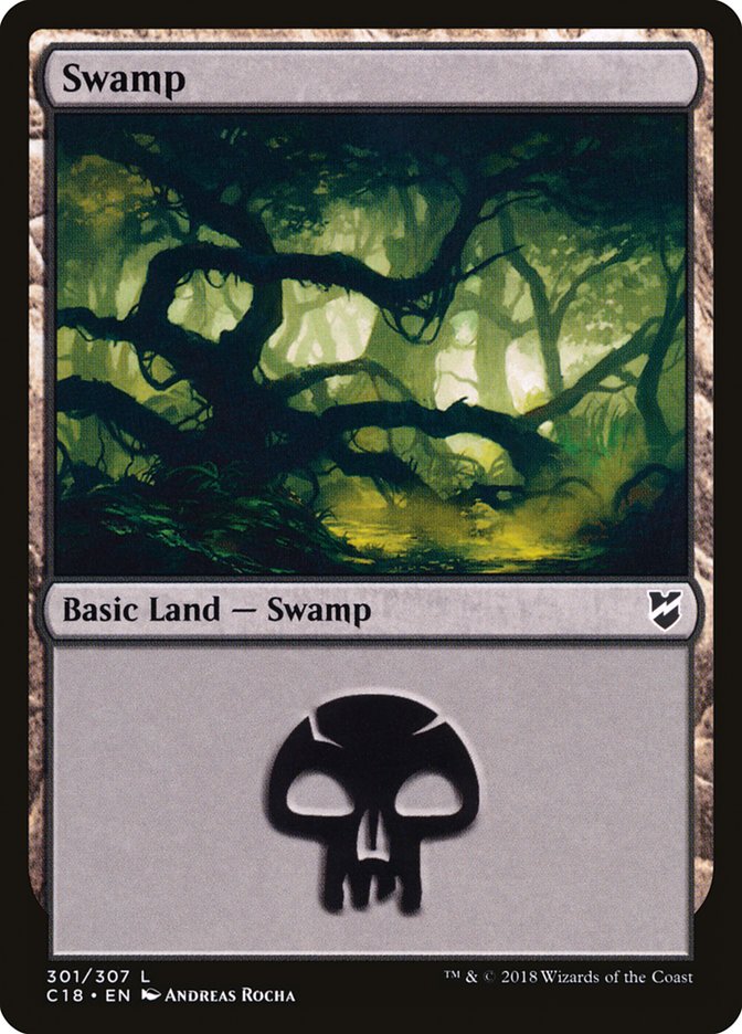 Swamp (301) [Commander 2018] | Grognard Games