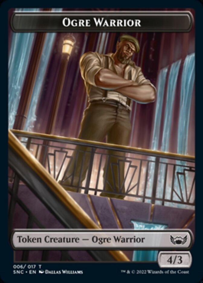 Ogre Warrior // Citizen Double-sided Token [Streets of New Capenna Tokens] | Grognard Games