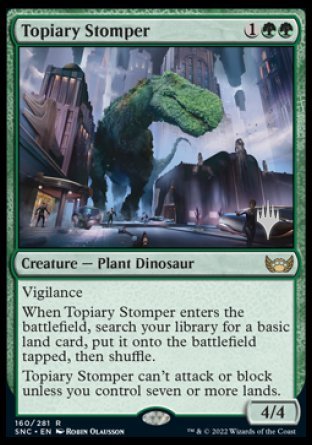 Topiary Stomper (Promo Pack) [Streets of New Capenna Promos] | Grognard Games