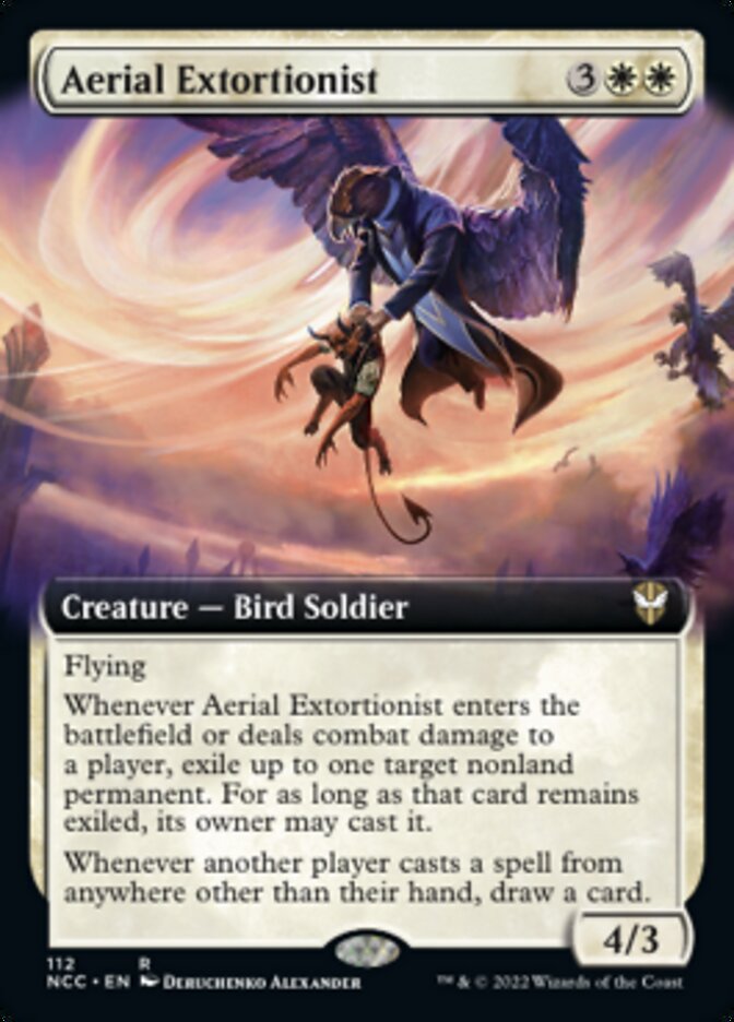 Aerial Extortionist (Extended Art) [Streets of New Capenna Commander] | Grognard Games